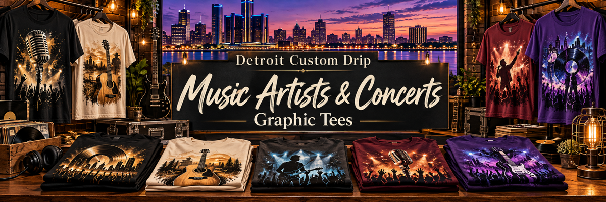 Music Graphic Tees & Hoodies