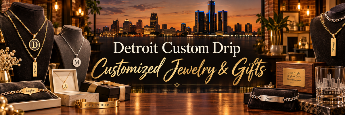 Detroit Custom Drip jewelry collection banner