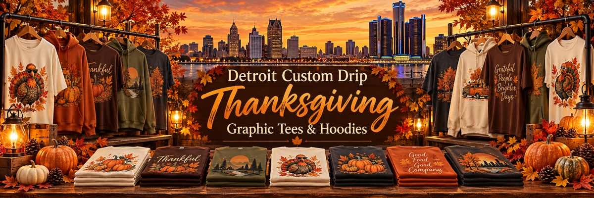 Detroit Custom Drip thanksgiving collection banner