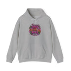 Girls Who Rock Roll Skate Hoodie | Retro Neon Skate Graphic