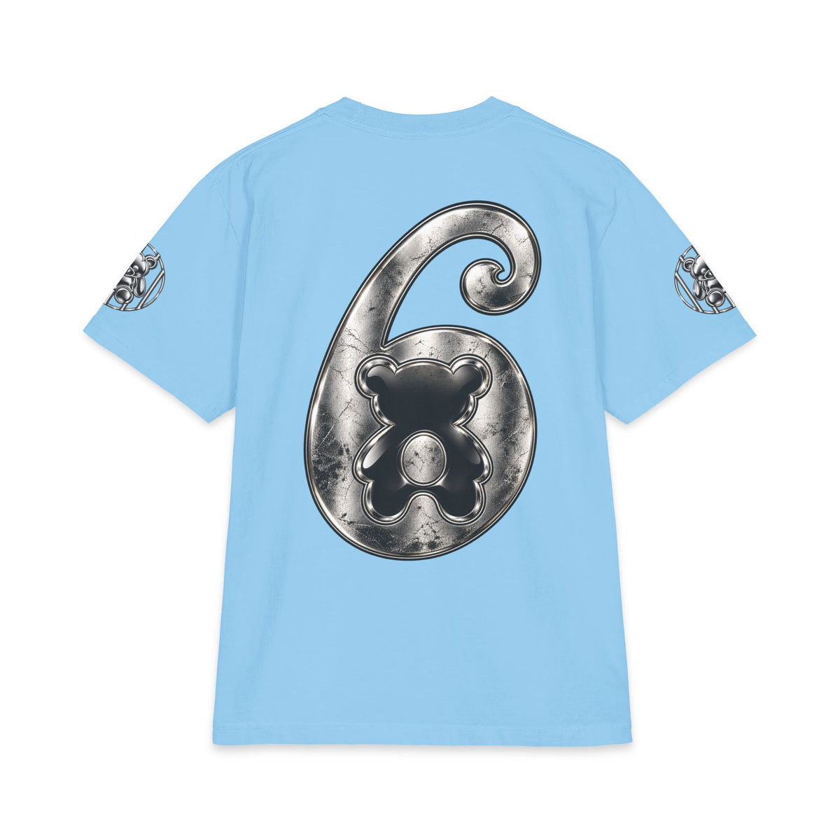 10 Years of 6lack Tour graphic T-Shirt | Number 6 back design