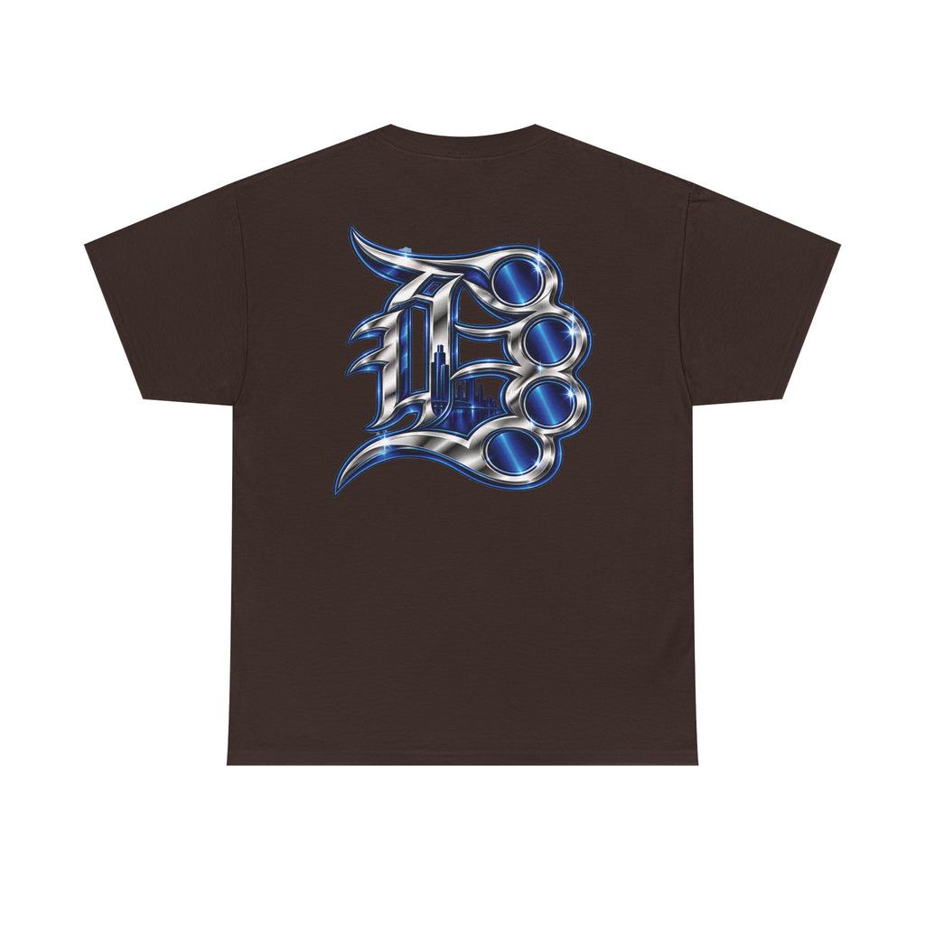 Detroit Basketball Lion Graphic Tee | City Streetball Detroit D Logo