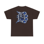 Detroit Basketball Lion Graphic Tee | City Streetball Detroit D Logo