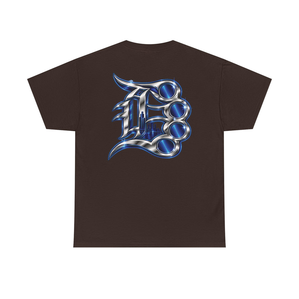 Detroit Basketball Lion Graphic Tee | City Streetball Detroit D Logo