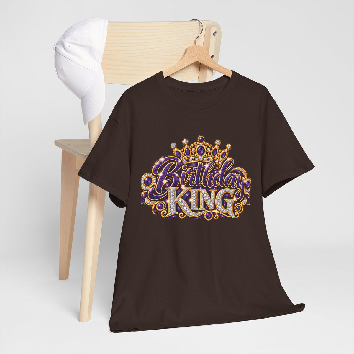 Birthday King Crown Graphic T-Shirt