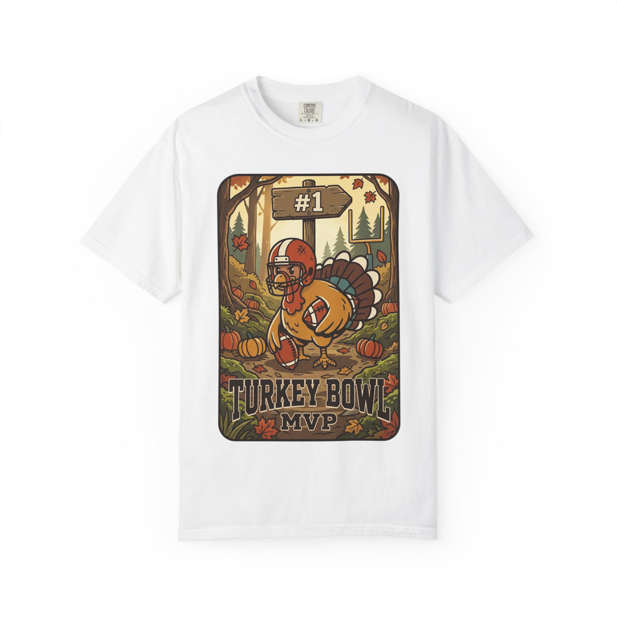 Turkey Bowl MVP T-Shirt | Thanksgiving Football Turkey Tee
