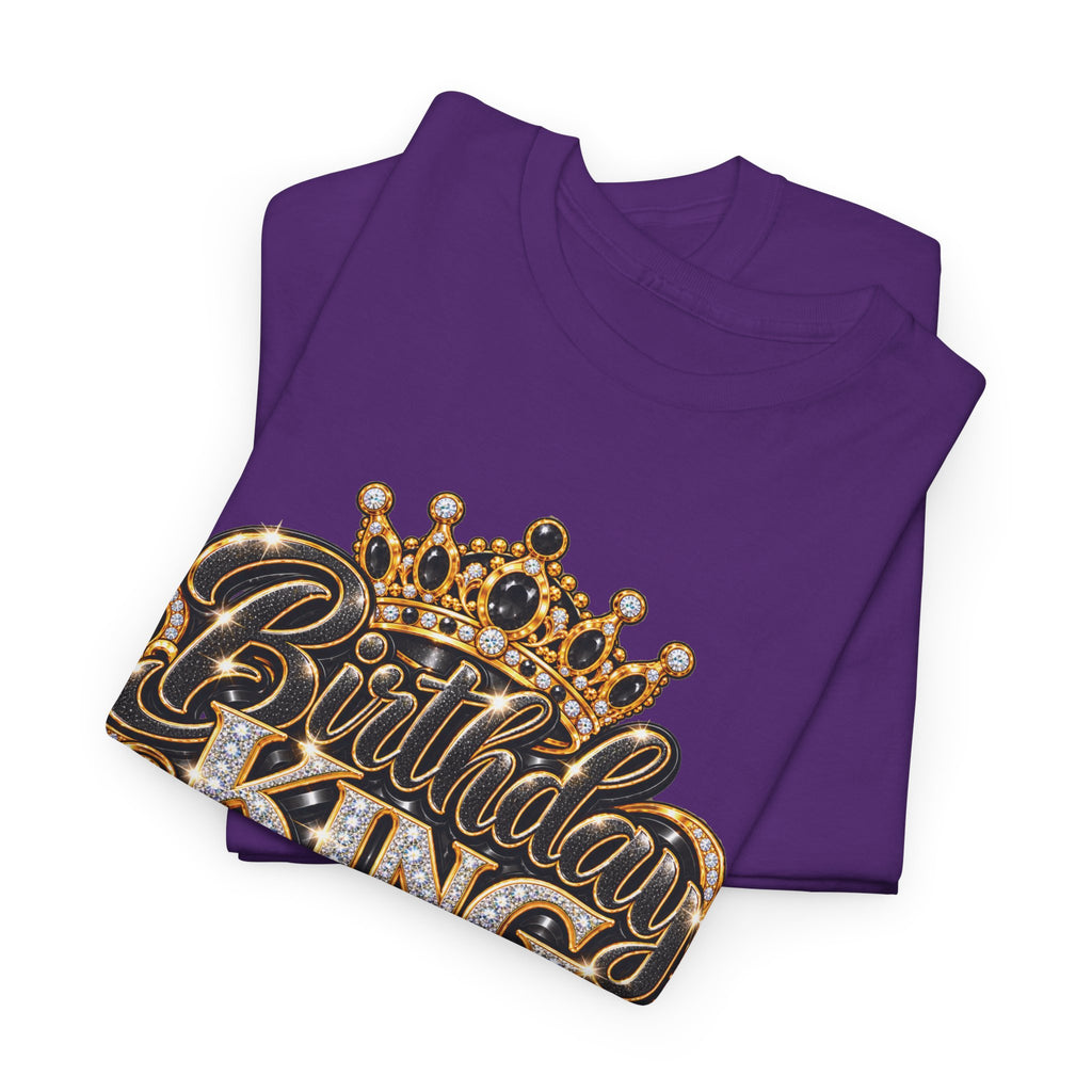 Birthday King Crown Graphic T-Shirt