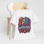 Loud & Unapologetic T-Shirt | Colorful Graffiti Typography, Bold Street Art Tee