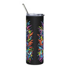 20oz Gaming Tumbler – Colorful Gamer Controller & Level Up Design