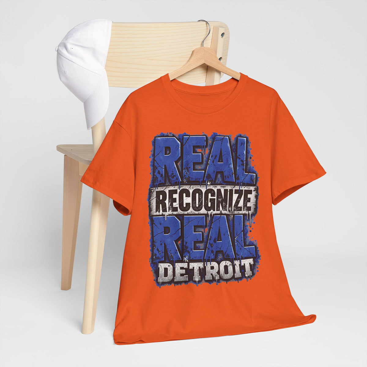 Real Recognize Real Detroit T-Shirt | Detroit Pride Tee, Urban Text Design