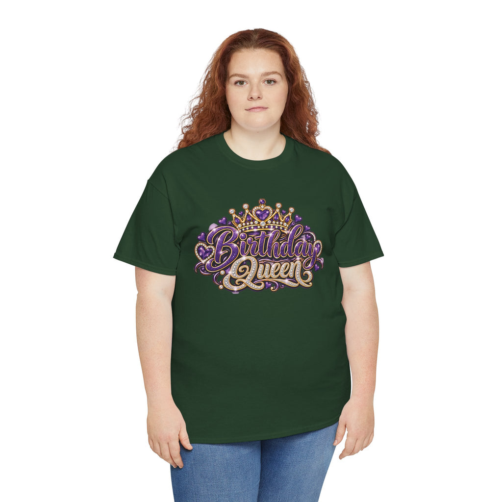 Birthday Purple Queen Graphic T-Shirt