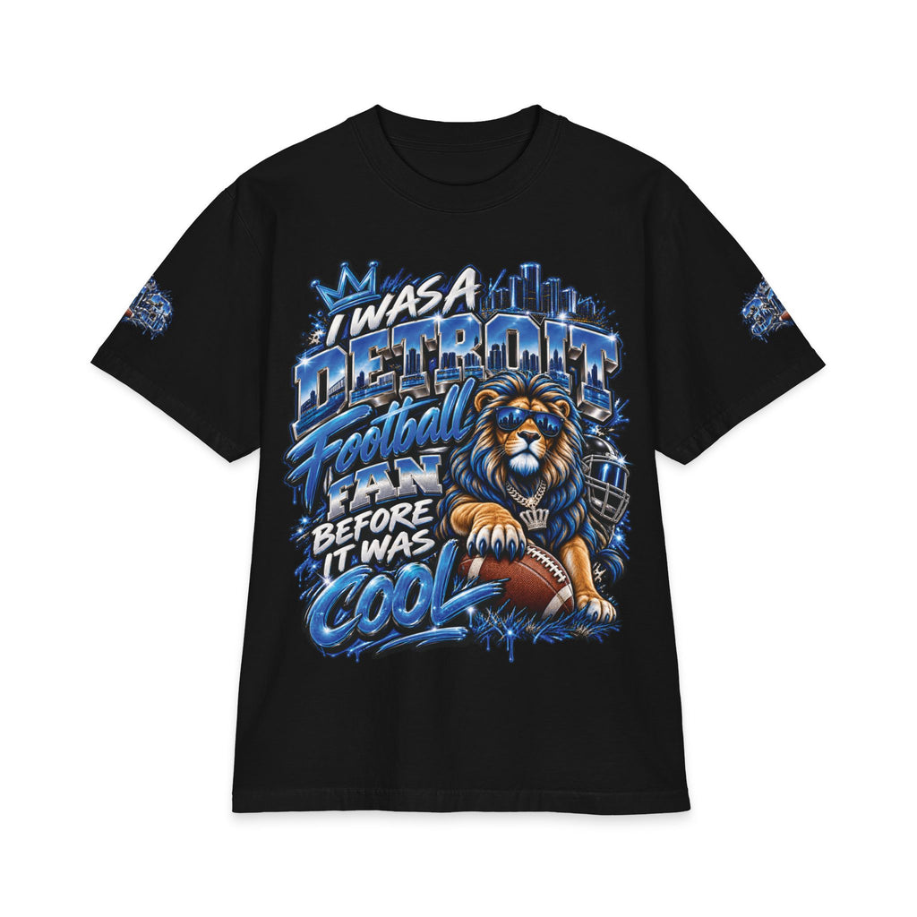 Detroit Football Lion T-Shirt | I Was a Detroit Football Fan Before It Was Cool