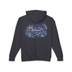 Detroit Retro Graffiti Hoodie | Lion, Skyline, Football Illustration