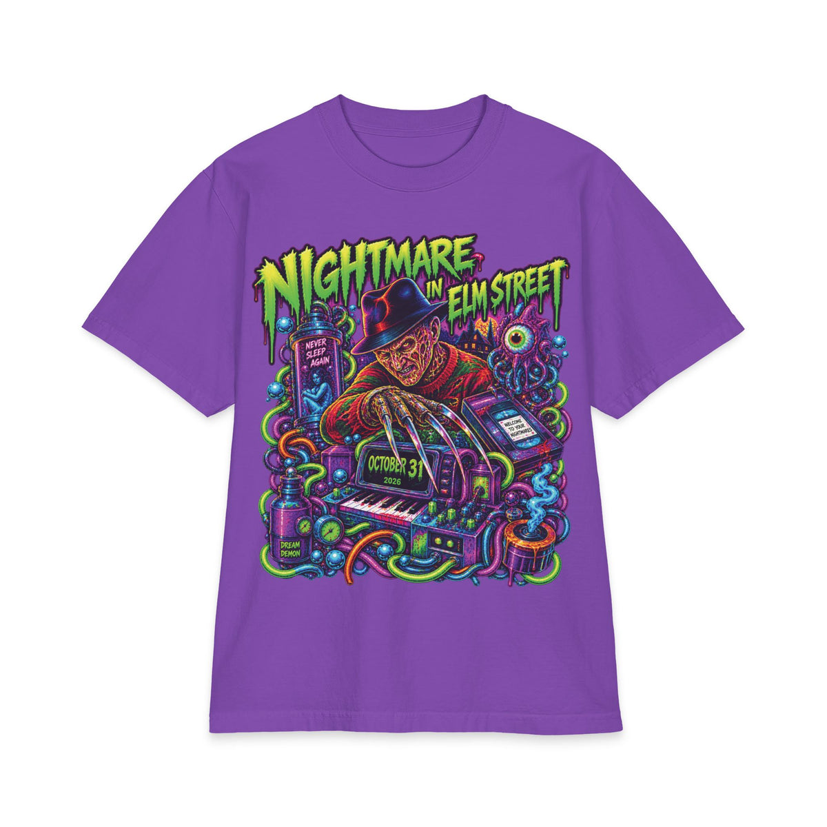 Nightmare on Elm Street Freddy Krueger T-Shirt | Horror Movie Tee