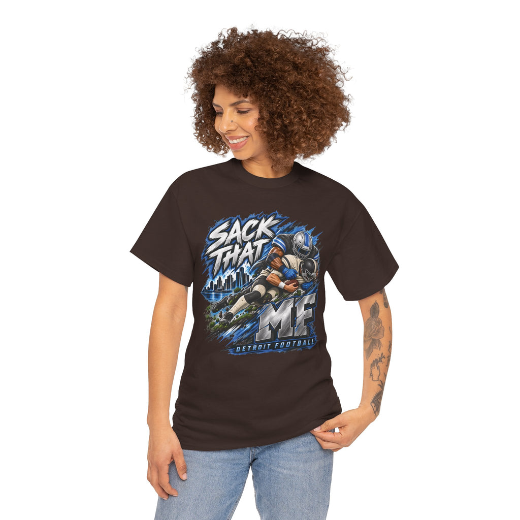 Sack That MF Lions football Graphic T-Shirt