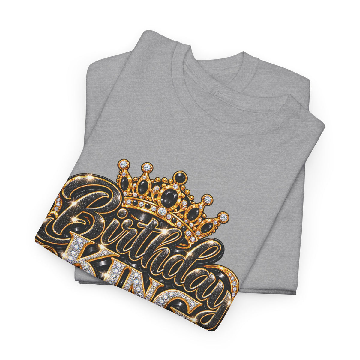 Birthday King Crown Graphic T-Shirt