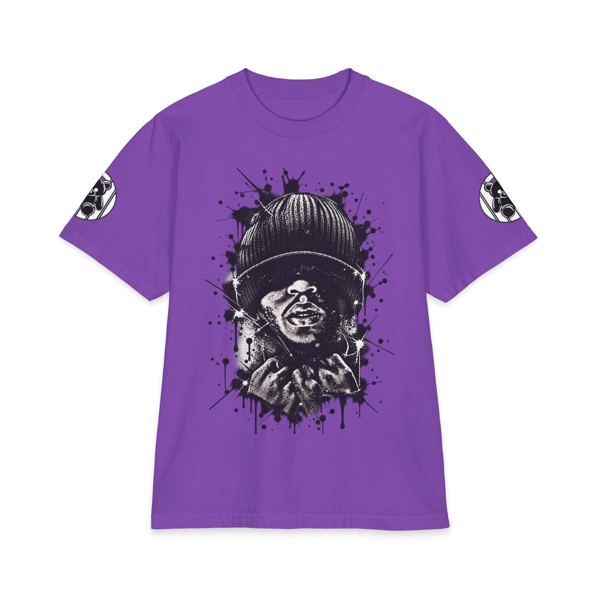 10 Years of 6lack Tour graphic T-Shirt | 6LACK portrait splash design