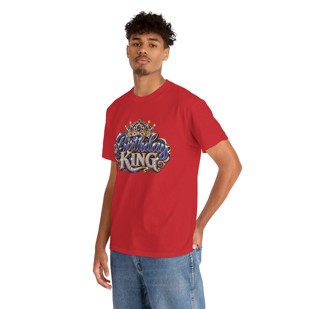 Birthday King Crown Graphic T-Shirt
