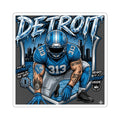 Detroit Football Player Sticker | 313 City Pride Kiss-Cut Sticker