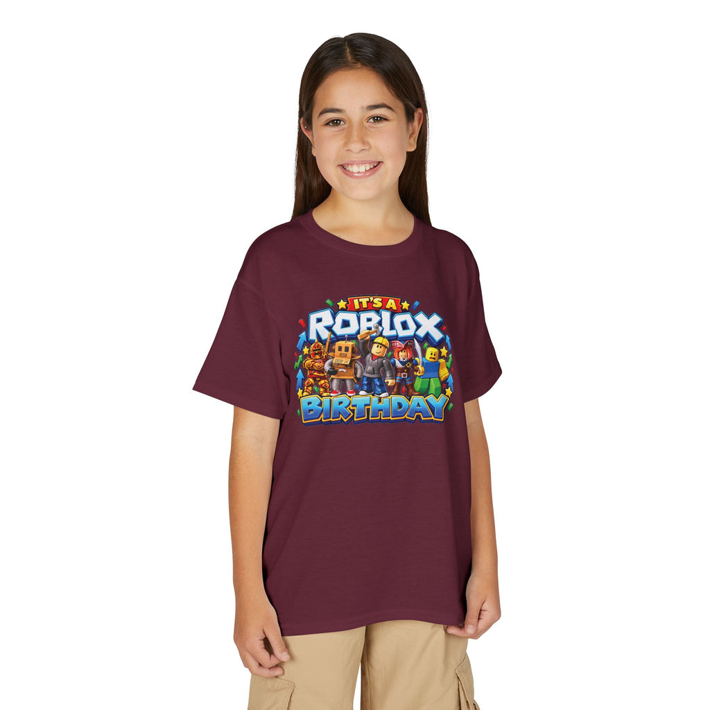 Roblox Birthday Leveling Up to 10 Youth T-Shirt