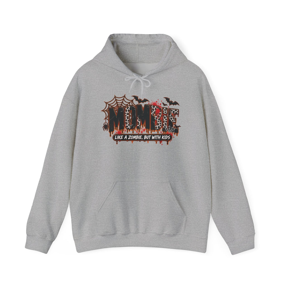 Mama Halloween Hoodie | spiderweb bats leopard print, spooky family mom sweatshirt