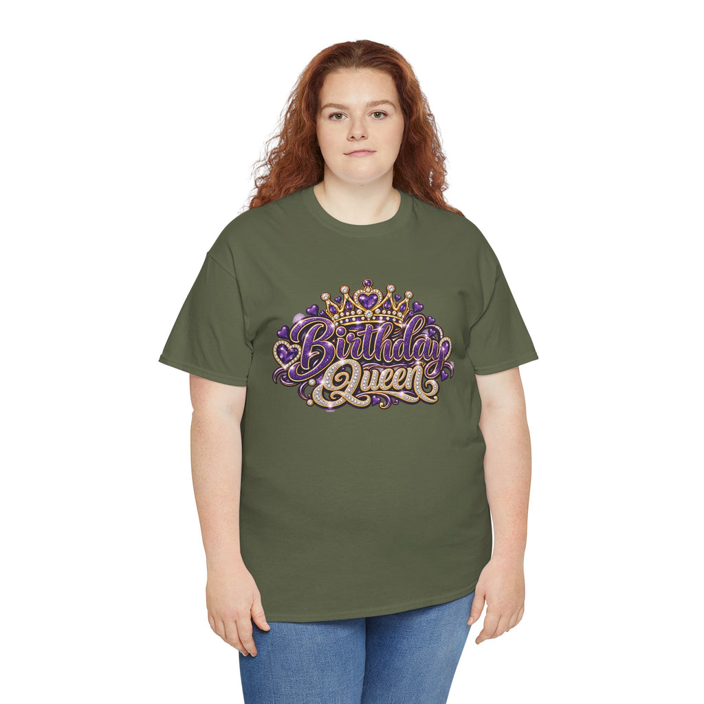 Birthday Purple Queen Graphic T-Shirt