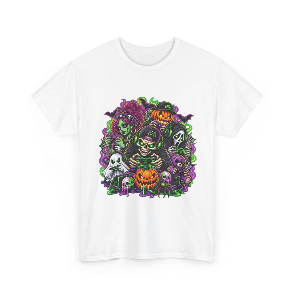 Spooky Halloween Monsters T-Shirt | Pumpkin, Ghost, Witch, Skeleton