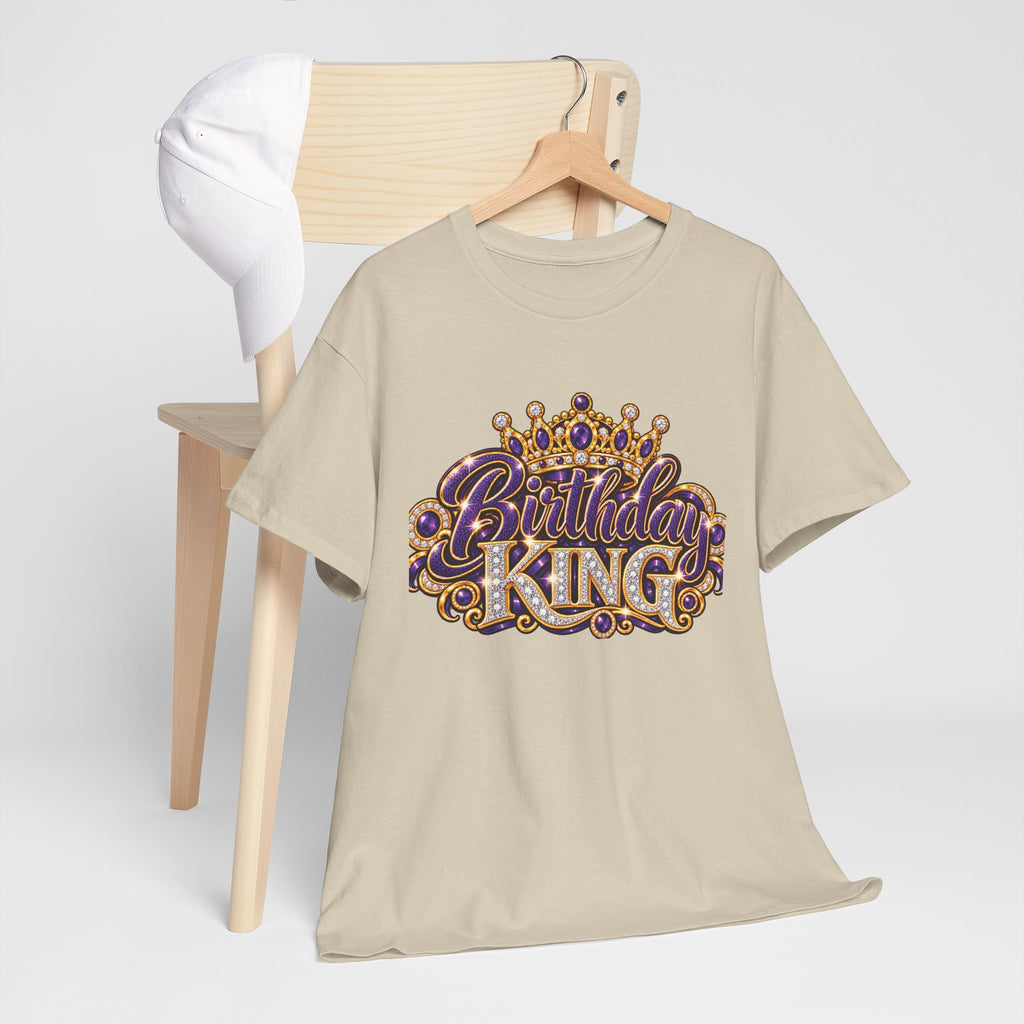 Birthday King Crown Graphic T-Shirt