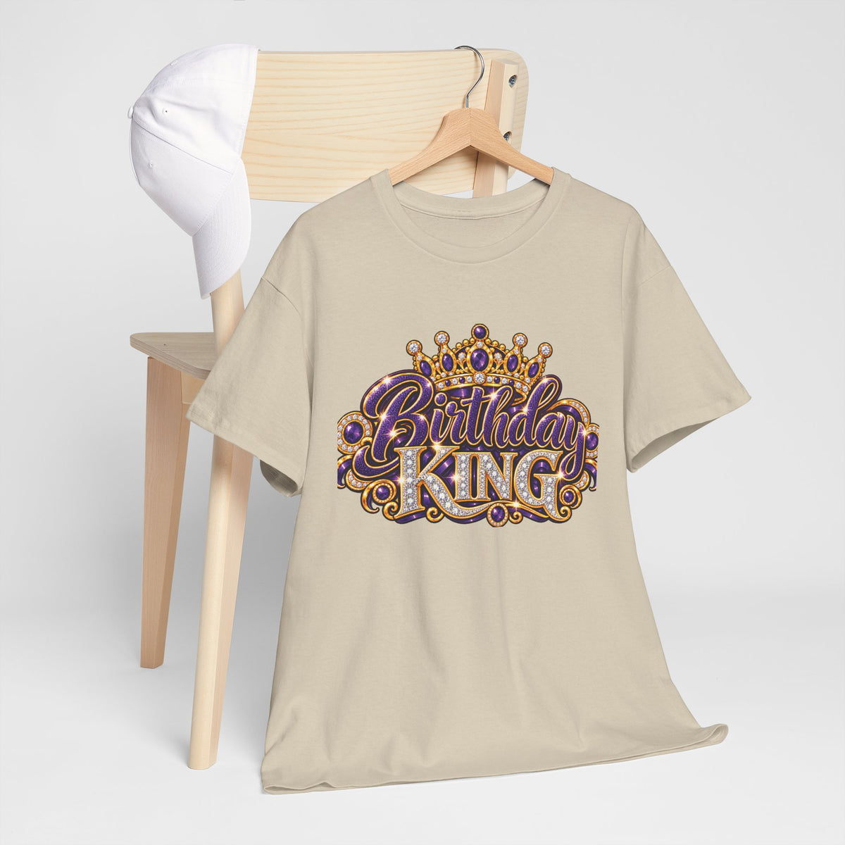 Birthday King Crown Graphic T-Shirt