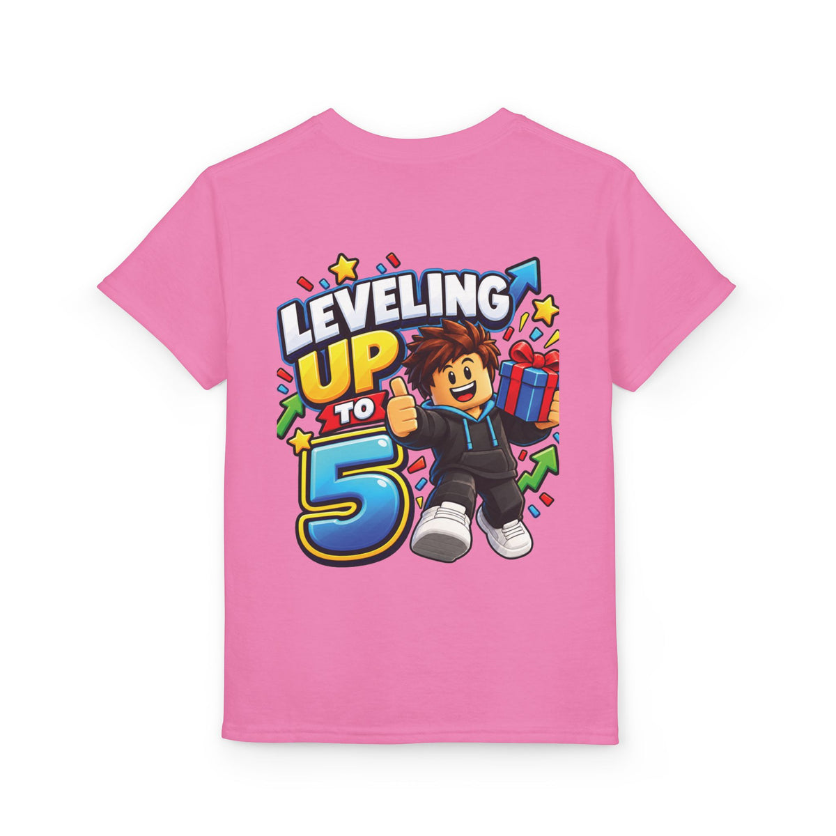 Roblox Birthday “Leveling Up to 5” Youth T-Shirt
