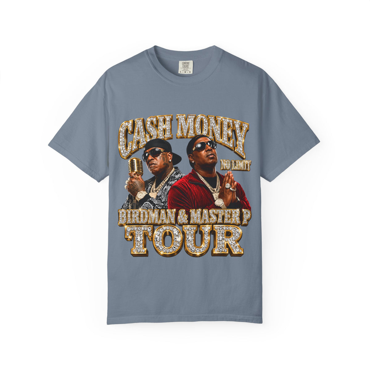 Cash Money Tour graphic T-shirt | Birdman & Master P inspired design