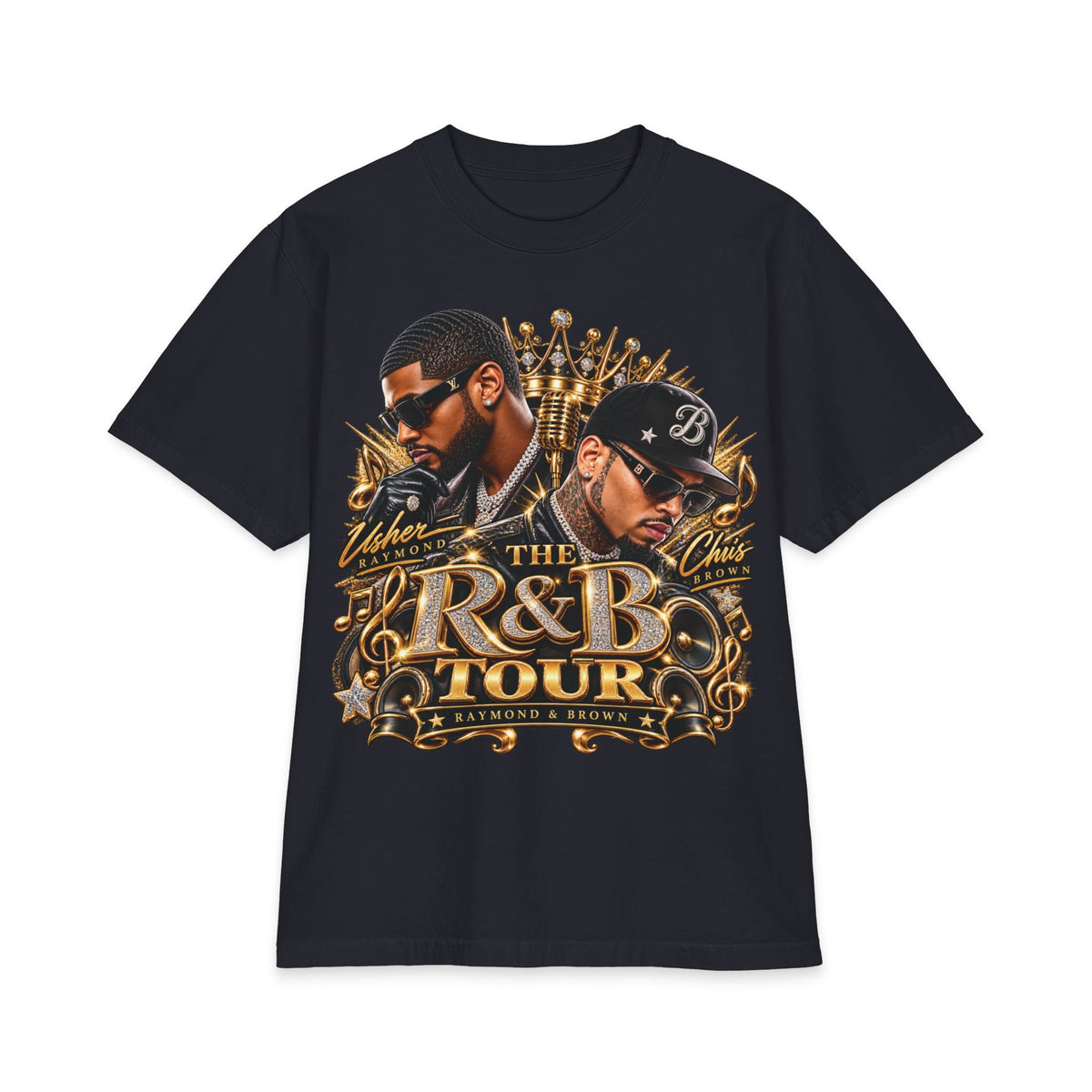 R&B Tour Graphic Tee | Concert Vintage Portrait Design