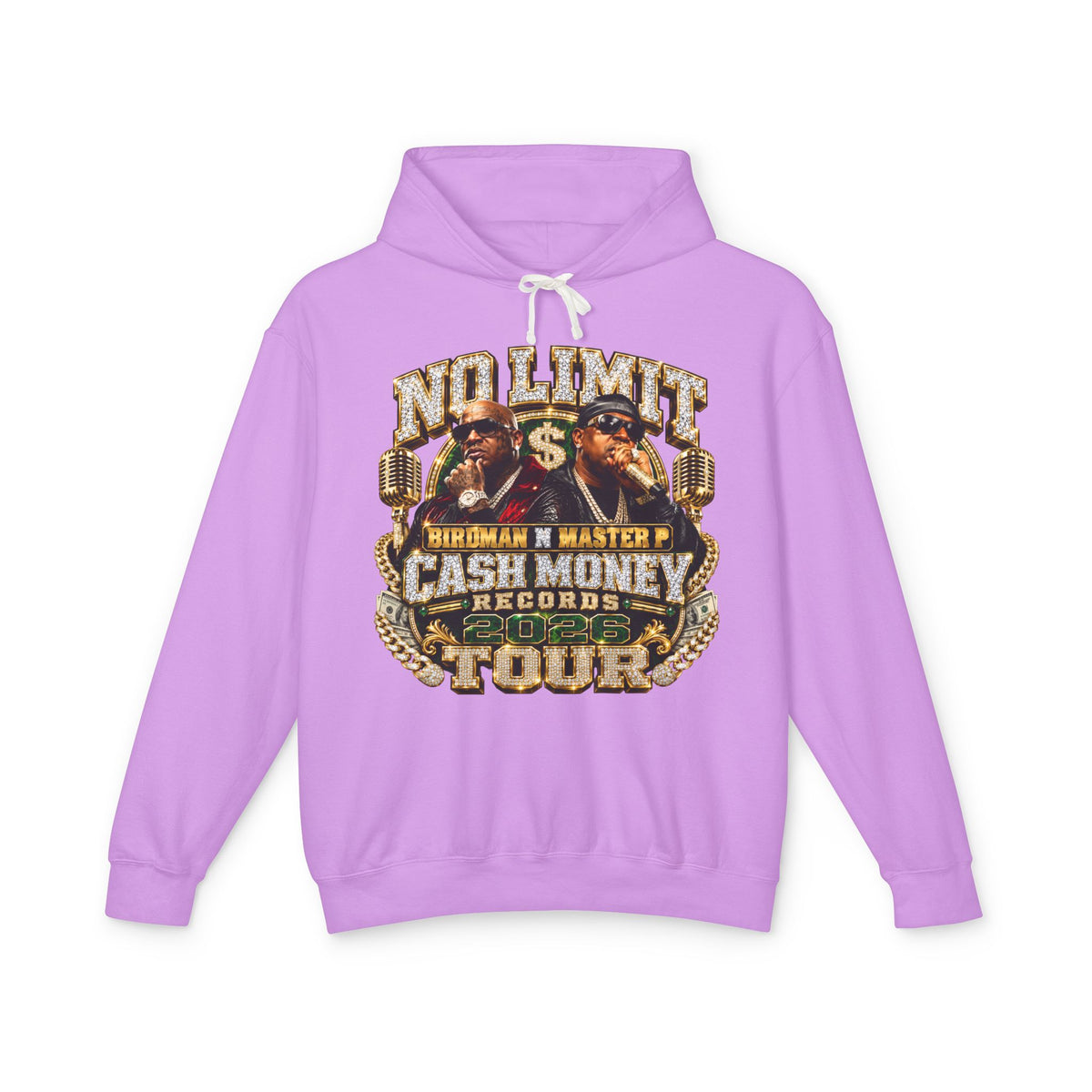 No Limit Cash Money Tour Hoodie | Vintage Rap Tour Graphic Hoodie