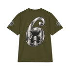 10 Years of 6lack Tour graphic T-Shirt | Number 6 back design