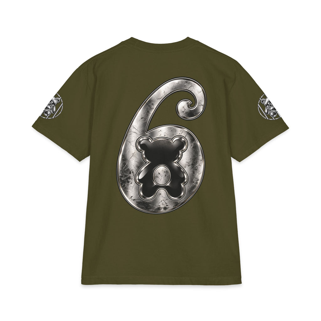 10 Years of 6lack Tour graphic T-Shirt | Number 6 back design