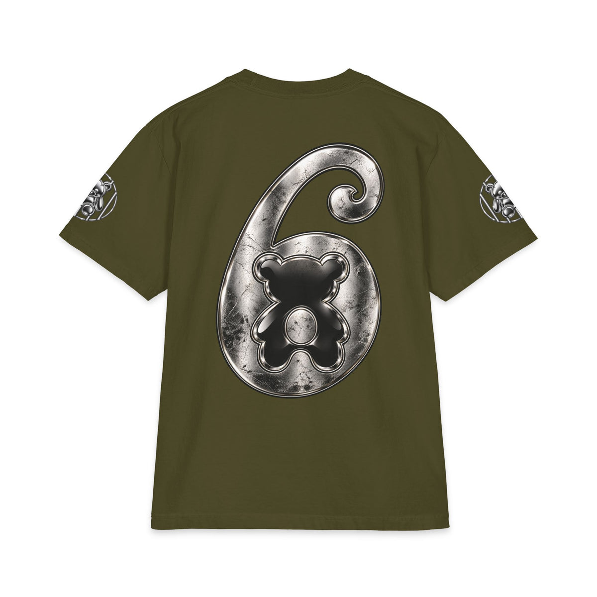 10 Years of 6lack Tour graphic T-Shirt | Number 6 back design