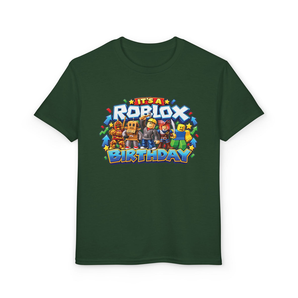 Roblox Birthday Youth T-Shirt – Leveling Up to 8 Gamer Birthday Shirt