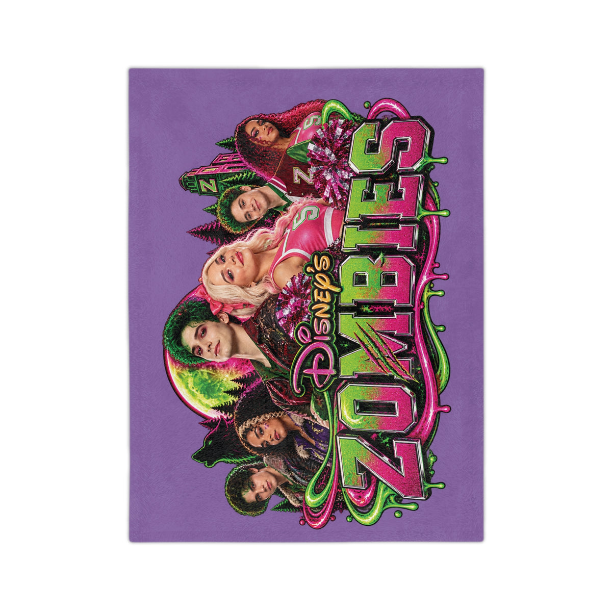 Zombies Characters Blanket | Velveteen Microfiber Blanket