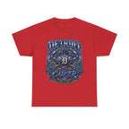 Detroit D Cancer graphic Tee | Blue skulls, Detroit D, streetwear