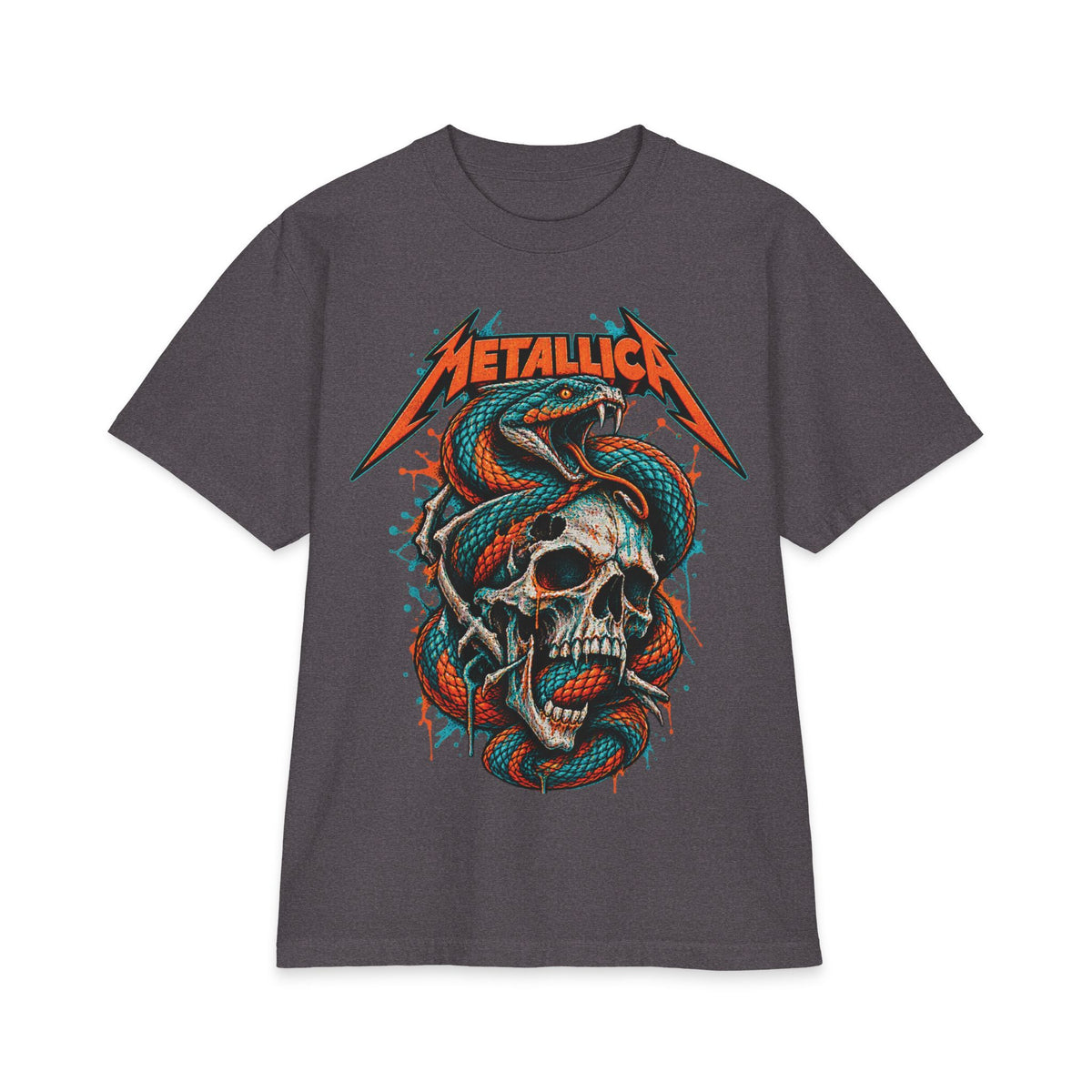 Metallica Snake and Skull T-Shirt | Band Graphic Tee