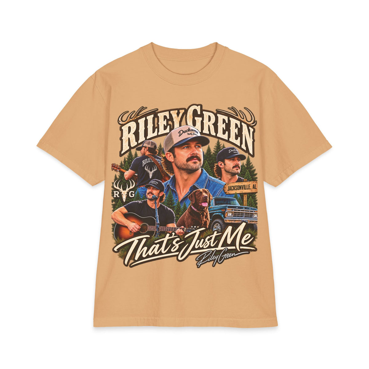 Riley Green Collage That's Just Me T-Shirt | Country Music Tee