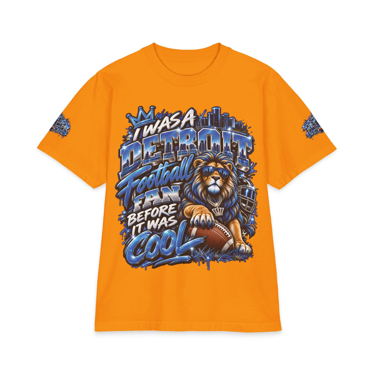 Detroit Football Lion T-Shirt | I Was a Detroit Football Fan Before It Was Cool
