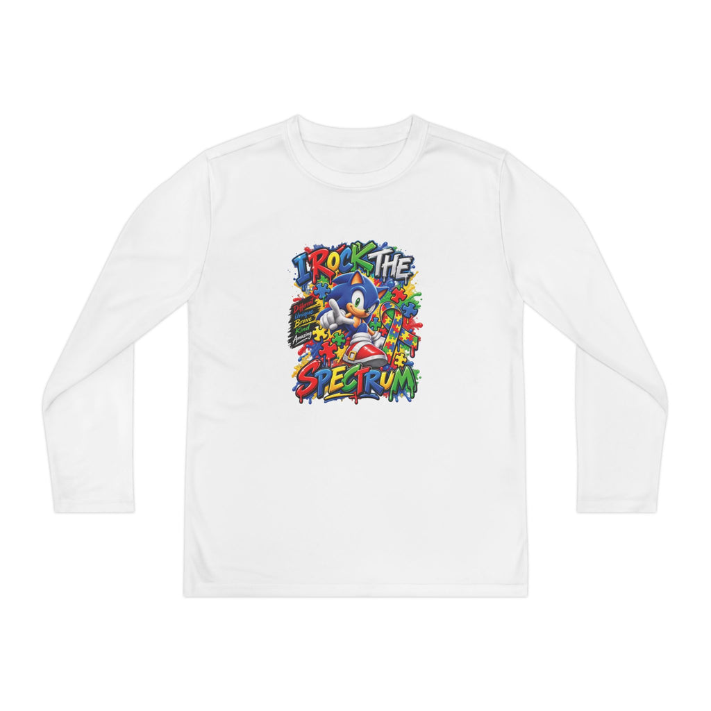 Sonic The Hedgehog Retro Graffiti Youth Long Sleeve Tee