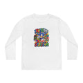 Sonic The Hedgehog Retro Graffiti Youth Long Sleeve Tee