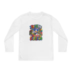 Sonic The Hedgehog Retro Graffiti Youth Long Sleeve Tee