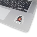 Stronger Than You Think Kiss-Cut Sticker | Heart Flame Sketch Sticker
