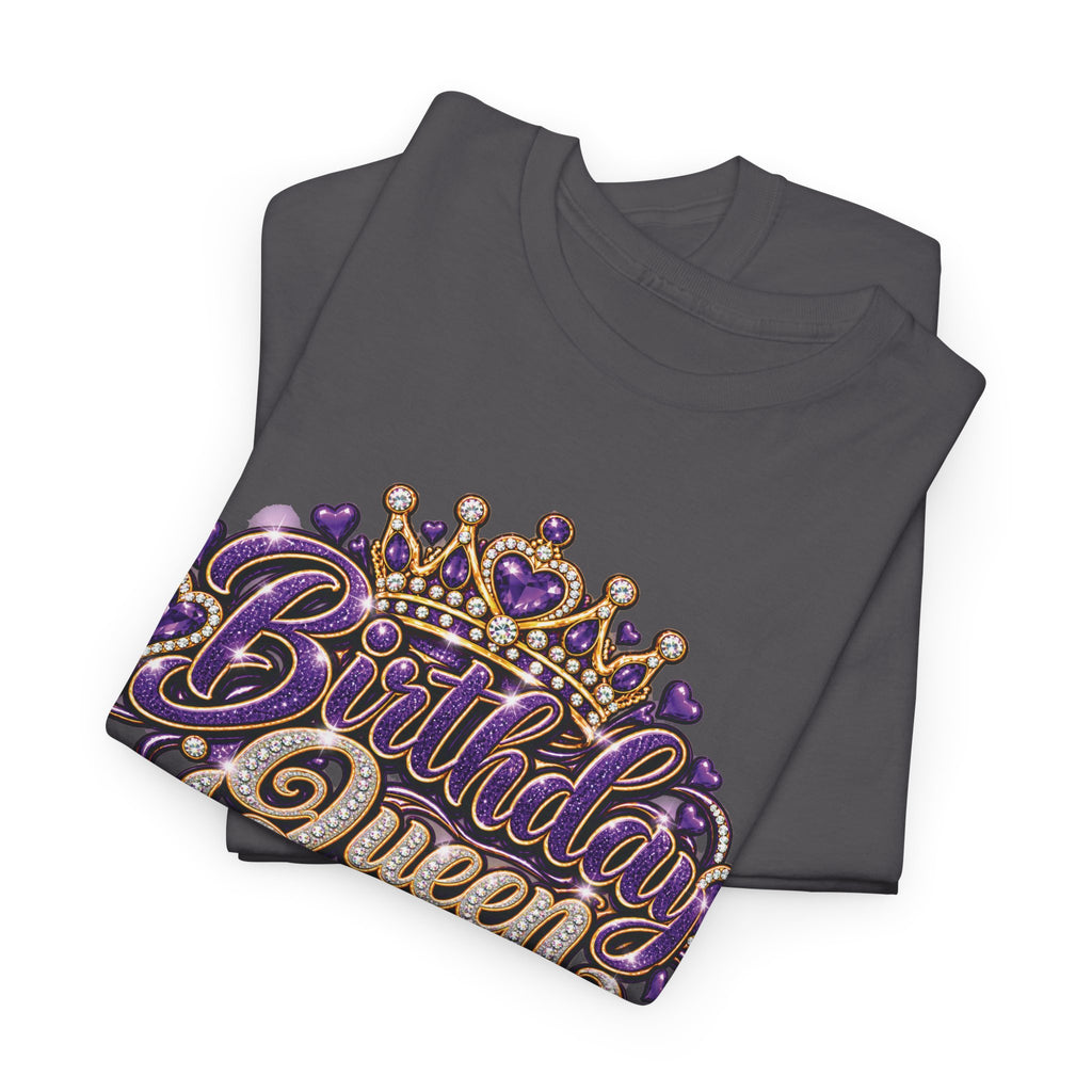 Birthday Purple Queen Graphic T-Shirt