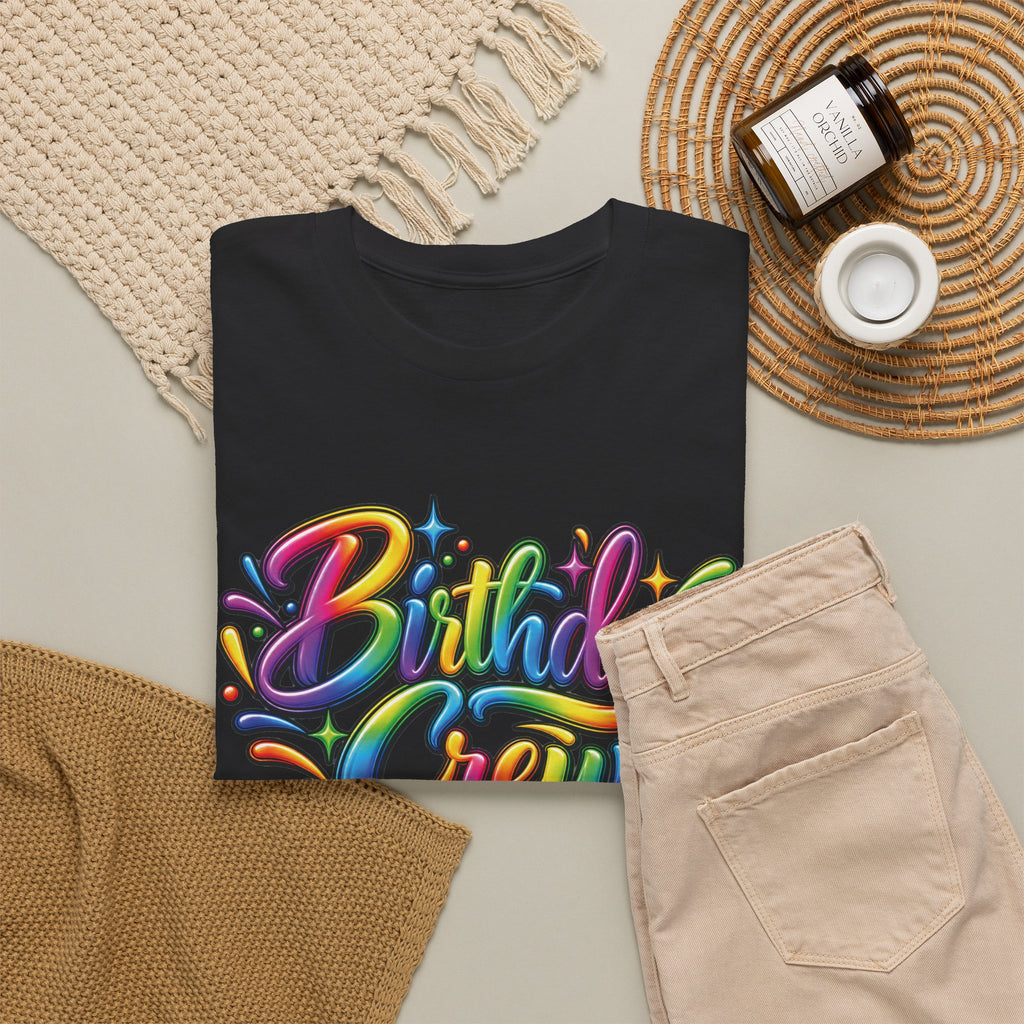 Birthday Crew Colorful Celebration T-Shirt