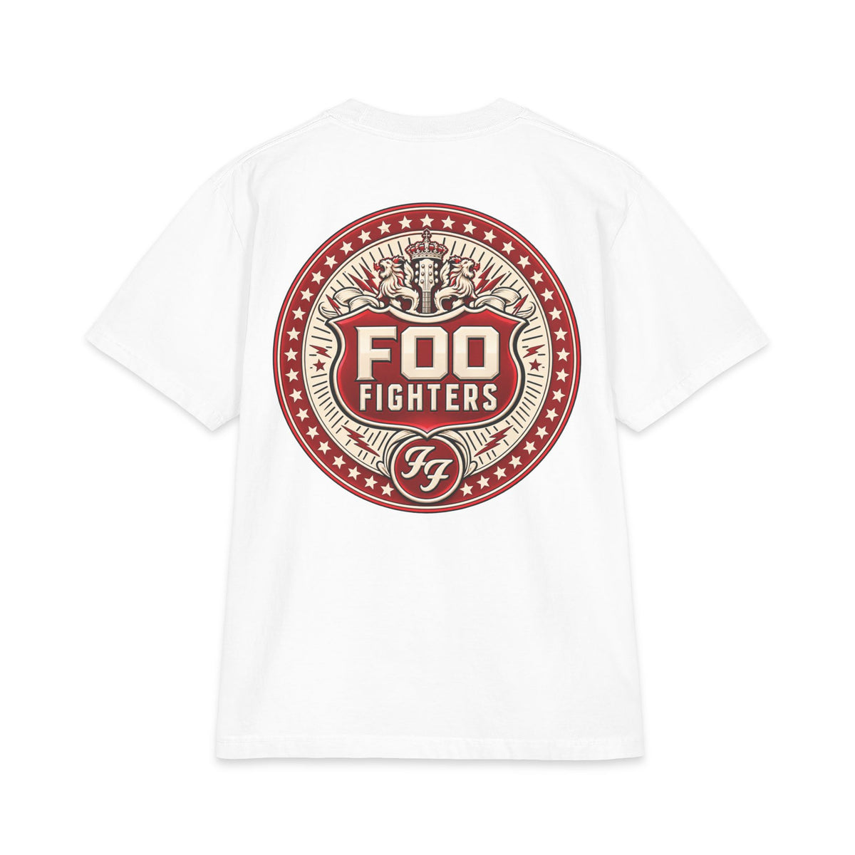 Foo Fighters Skull Logo T-Shirt | Rock Band Graphic Tee