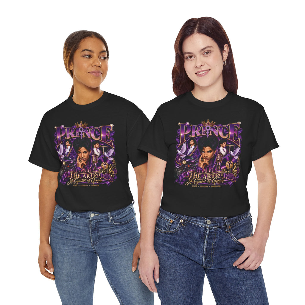 Purple Crown PrincePortrait Tee | Vintage Music Artist Graphic T-Shirt